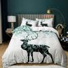 Art Giraffes Quilt Duvet Cover Bedding Set Pillowcase Single Double King Size UK