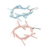 Ballet Style Lace Bowknot Phone Chain Ribbon Beaded Hanging Pendant Kids