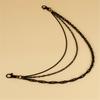 Stylish Personality Wallet Chain Multi Loop Black Chain Ornament For Men Enhancing Rock And Hip Hop Style Outfits