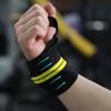 1 Pair Fitness Padded Wrist Thumb Brace Strap Weight Lifting Hand Wrap Support Weightlifting Gym Training Bar Wristband