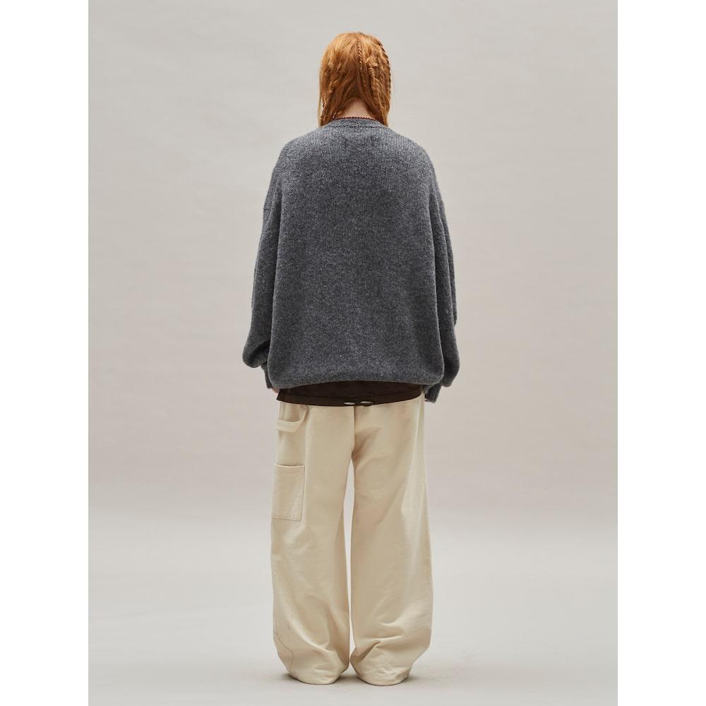 Saendeusaundeu Carpenters Sweat Pants Beige