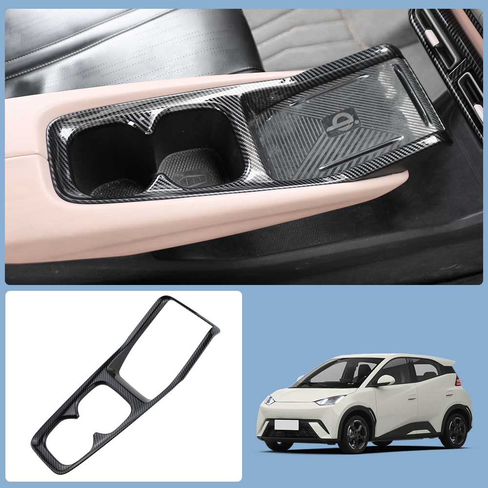 For BYD Dolphin Mini Dolphin Surf Seagull 2026 2026 LHD Gear Shift Panel Cover Center Console Water Cup Sticker Trim Accessories