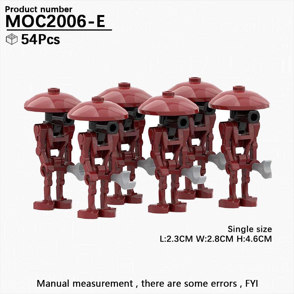 

MOOXI Самый Полный Дроид Паук-Страж Космических Войн Набор Конструктора для Взрослых MOC Модель из Кирпичиков DIY Диорама Игрушка в Подарок для Мальчика