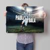 Paulo Dybala Poster in Latta Calcio Personalizzato Retro Calcio Arte da Parete Segnali Metallici Vintage per Fan Decorazione Estetica Arredamento Stanza