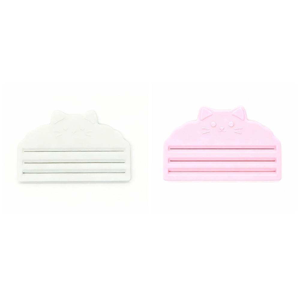 

2pcs 3 Slots Design Cat Treat Squeezer Manual Press 3D Printed Wet Food Extruder Ergonomic Handle Portable Cat Treat Dispenser