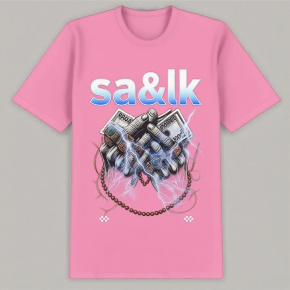 

High-quality Comfortable Best-selling Light Cotton Short-sleeved and Couples Fashion Leisure Street Daily Style Printed T-shirts S