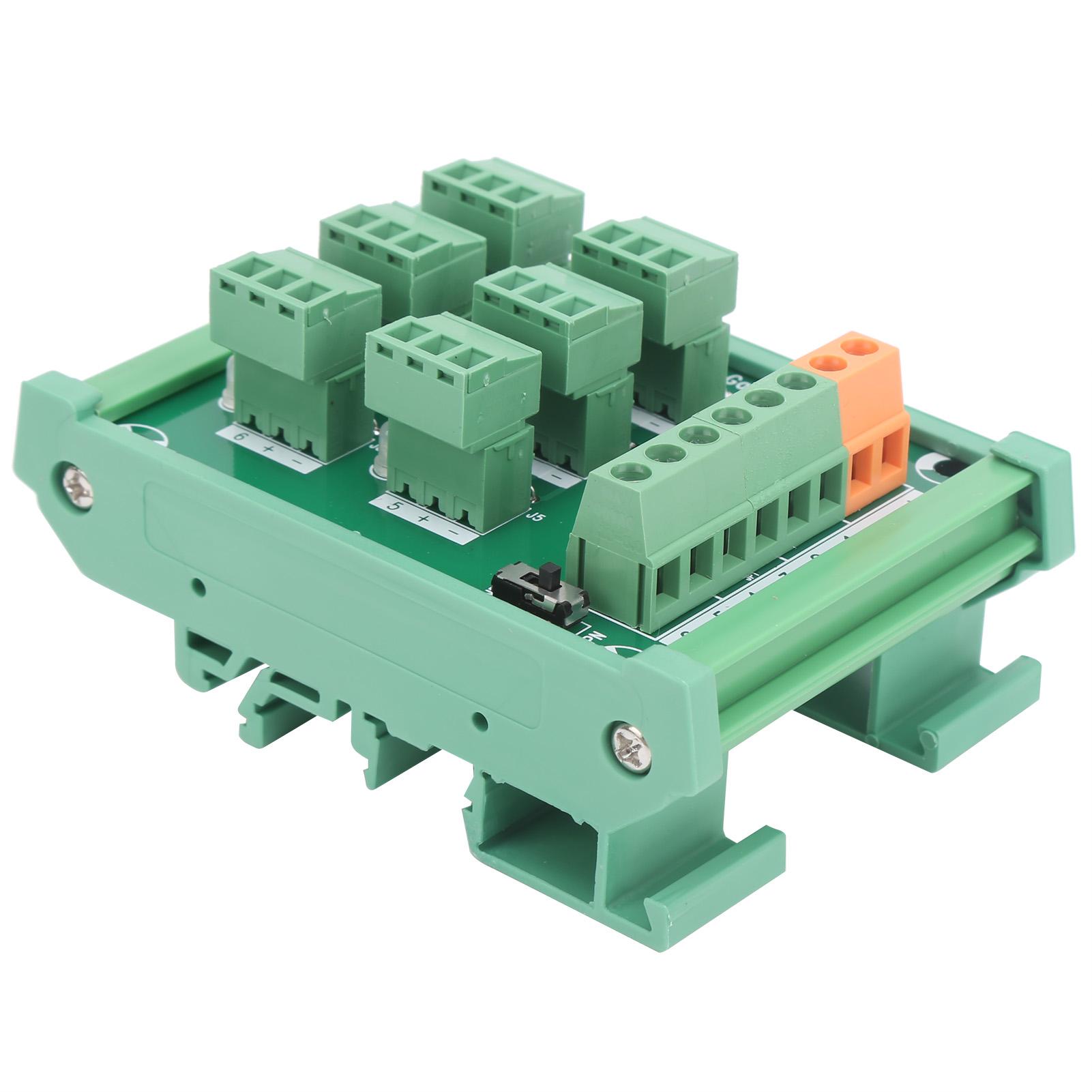 

Terminal Block DIN Rail Mounting 3Wire 6Channel Acquisition Board KP6LGther C