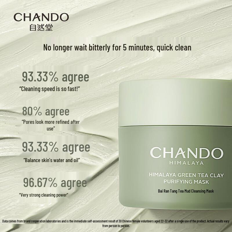 CHANDO Himalayan Tea Mud Purifying Cleansing Mask