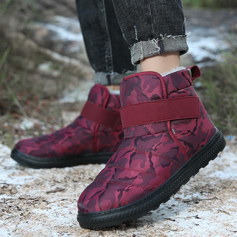 36~47 Mens Women Designer Winter Waterproof Winter Keep Warm Ankle Snow Man Outdoor Platform Male Shoes Boots for Men Sneakers