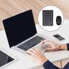22-Key Numeric Keyboard Keypad 2.4G Wireless Number Pad and Mouse Kit Protable For Laptop Phone Tablets with USB Adapter