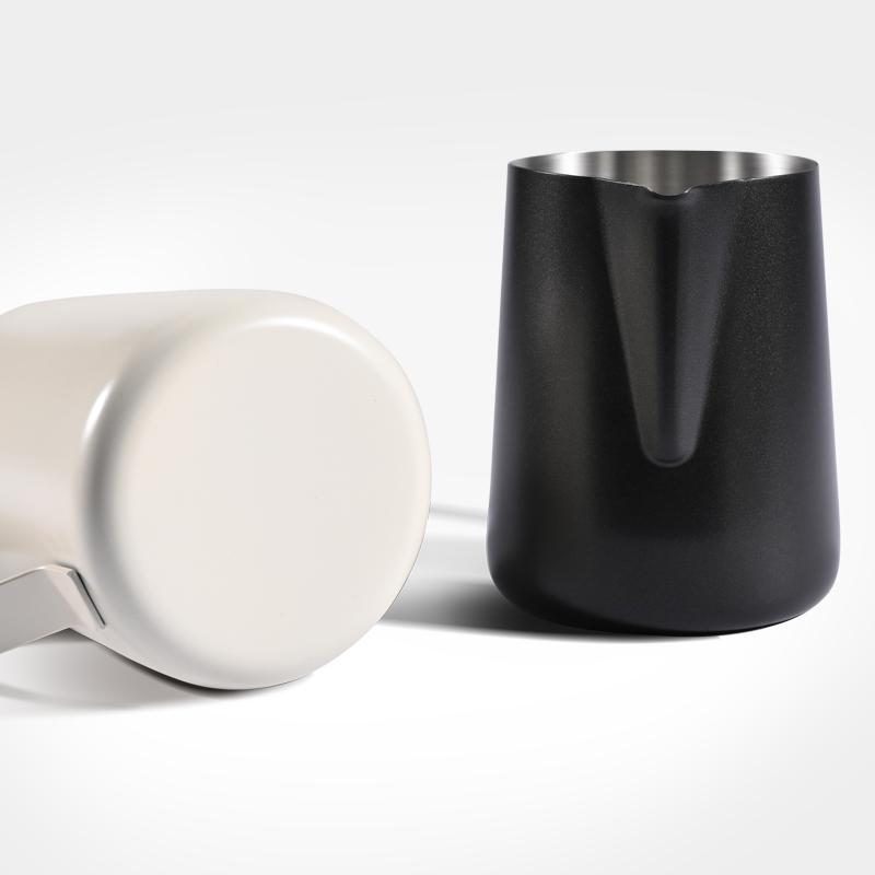 Stainless Steel Milk Frothing Jug Long Rounded Spout Latte Art Jug Milk Pitcher Frother Professional Barista Steaming Accessorie