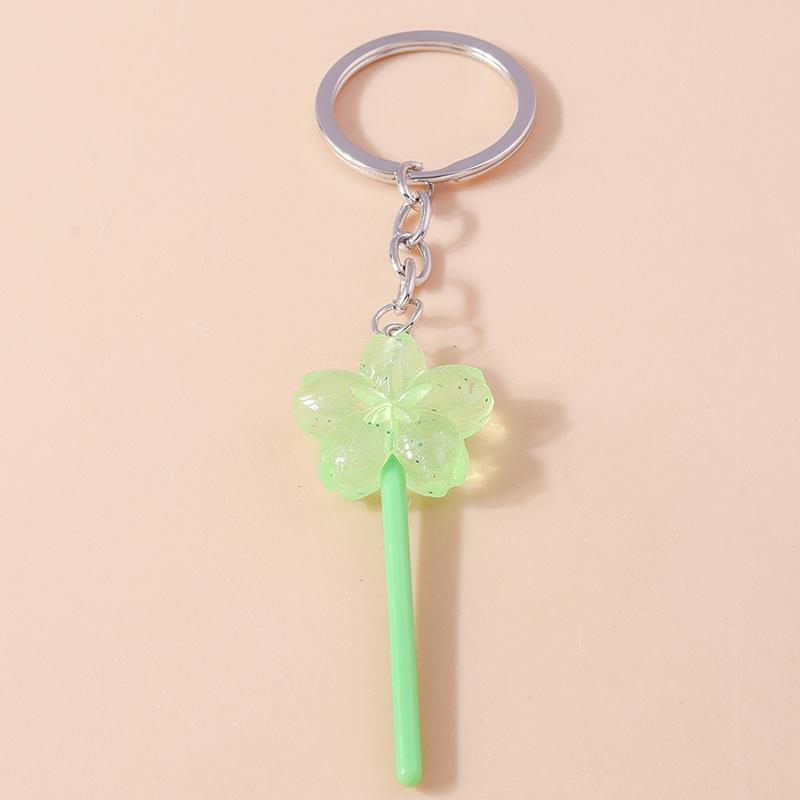 Lovely Resin Candy Lollipop Keychain Mini 3D Simulation Food Key Rings for Men Women Handbag Pendants DIY Kids Jewelry Gifts