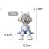 1pc Fantasy Astronaut Figurine, Resin Statue Bookend for Living Room, Office, Study Desk Home Decor, Versatile Room Placement, No Power Needed