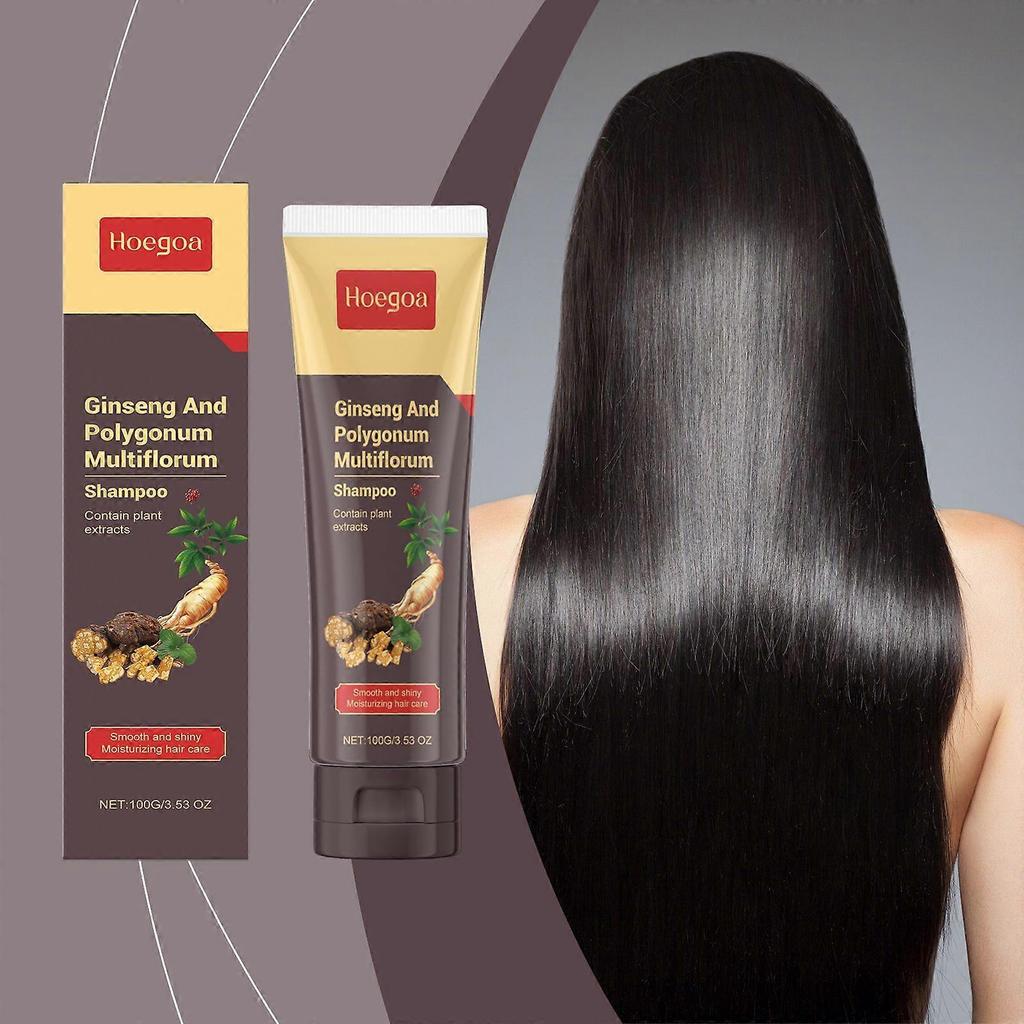 Hoegoa Ginseng And Polygonum Multiflorum Shampoo Herbal Essence Nourishes Hair, Enhances Shine, And Improves Hair Quality