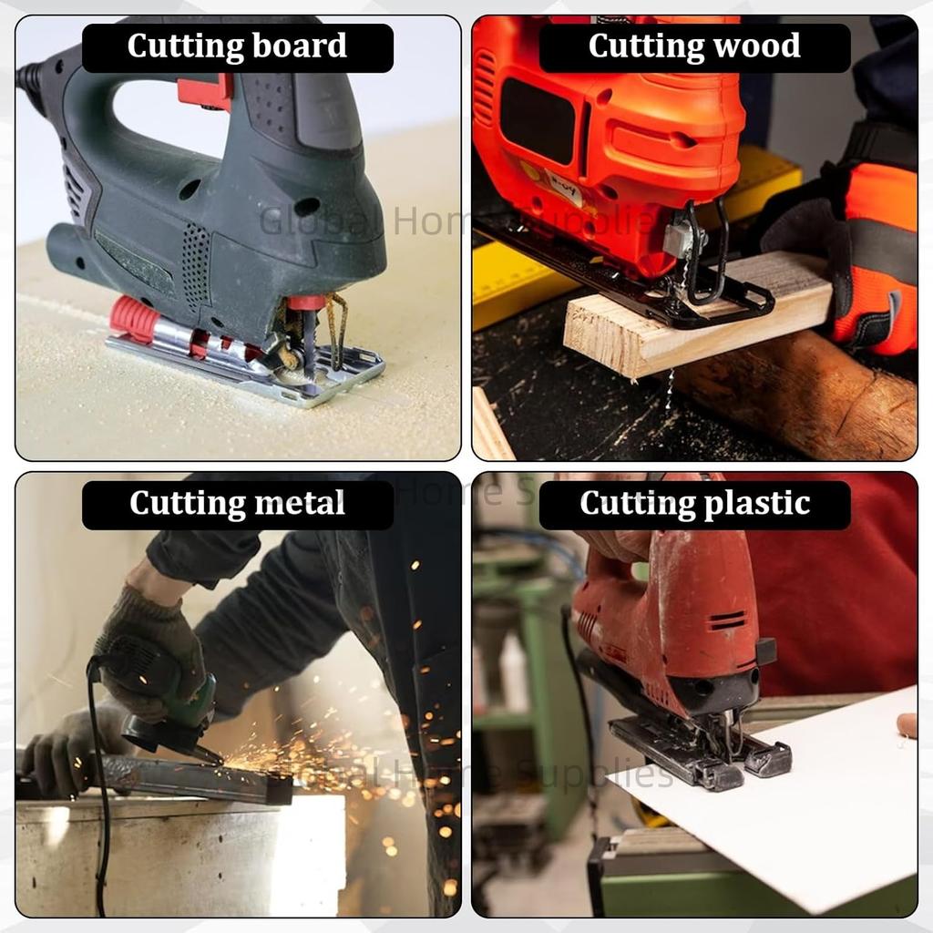 10Pcs T Shank Jigsaw Blades Wood Jig Saw Blade for Metal Plastic T111D T101AO T101BR T101D T101B T118A T118B T144D T244D T111C