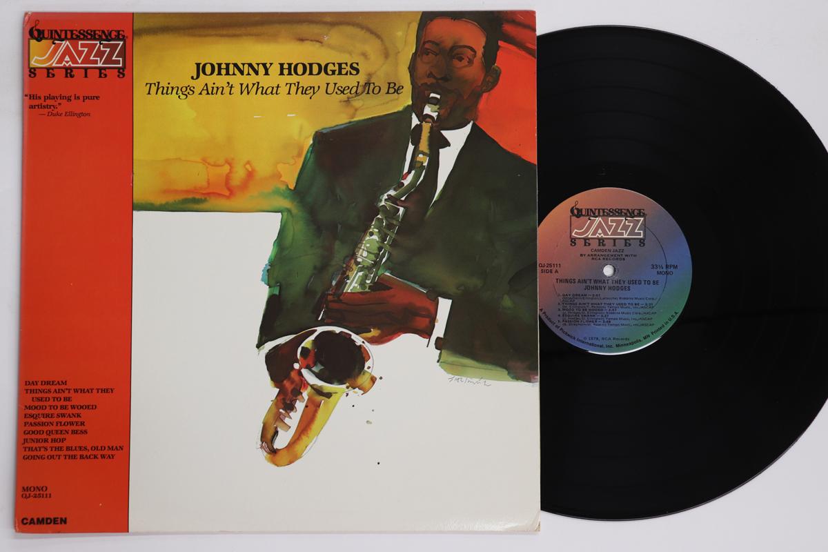 

LP Record JOHNNY HODGES Things Aint What They Used To Be QJ25111 QUINTESSENCE JA 1978 US Jazz Used