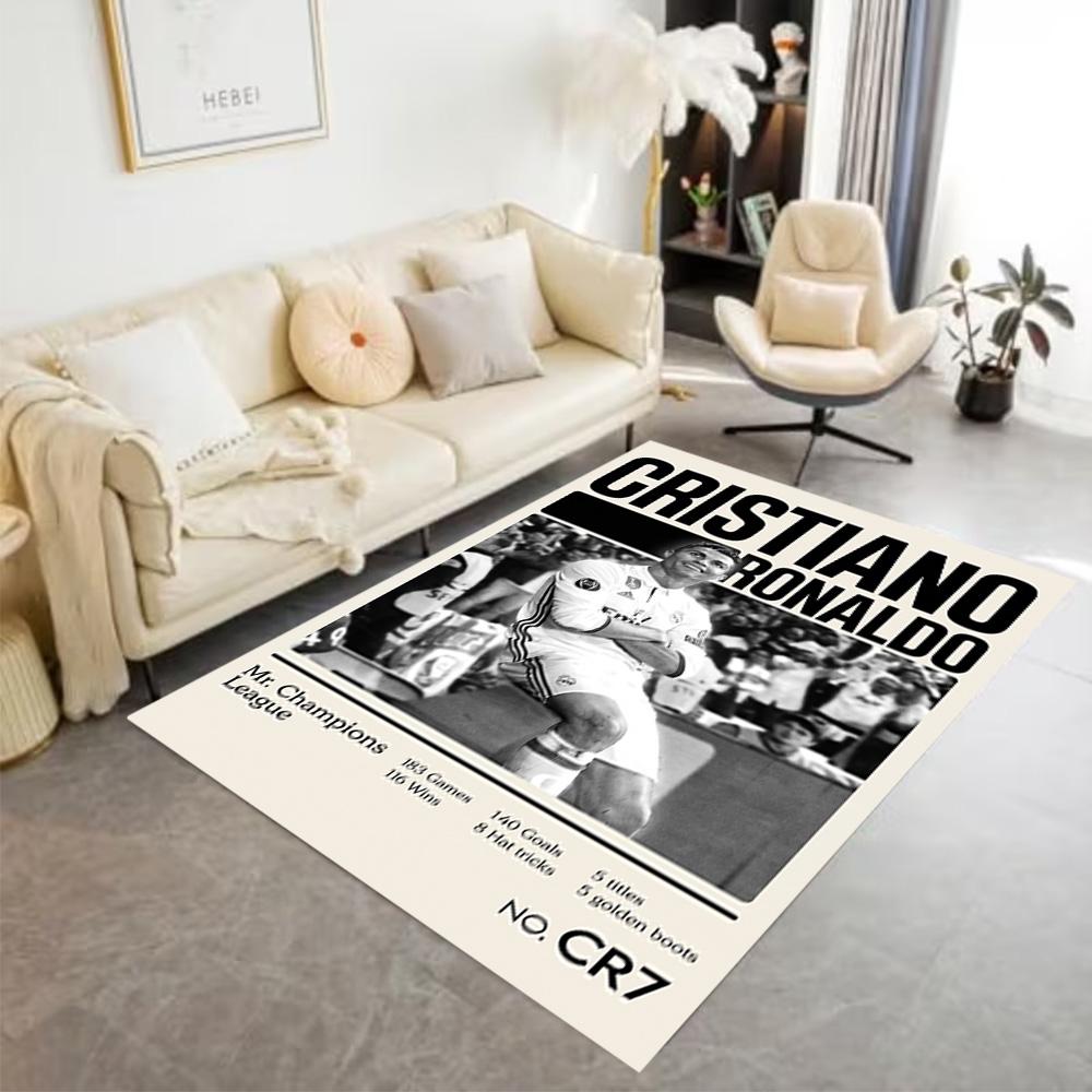 Ronaldo's Celebration Moment Floor Mat Perfect for Dormitory Foyer Study Room Outdoor Antislip Carpet Decorate Offices