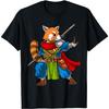 Red Panda Bear Ninja Samurai Warrior Funny Kung Fu Boys Kids T-Shirt