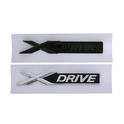 3D ABS Czarny Znak X Drive Emblemat Xdrive Tabliczka z Nazwą Odznaka na Bagażnik Samochodu Naklejka Xdrive Akcesoria Pasujące 328i 335i 340i 528i 535i 540i 530e 530d Xdrive