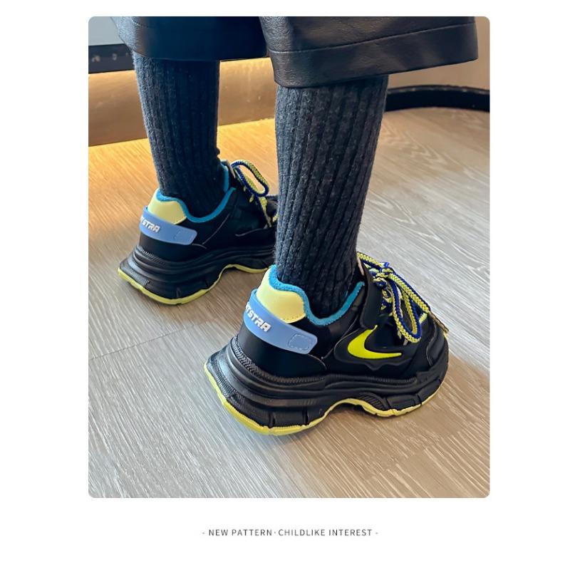 Новые осенние и зимние детские спортивные туфли для девочек — фото 19