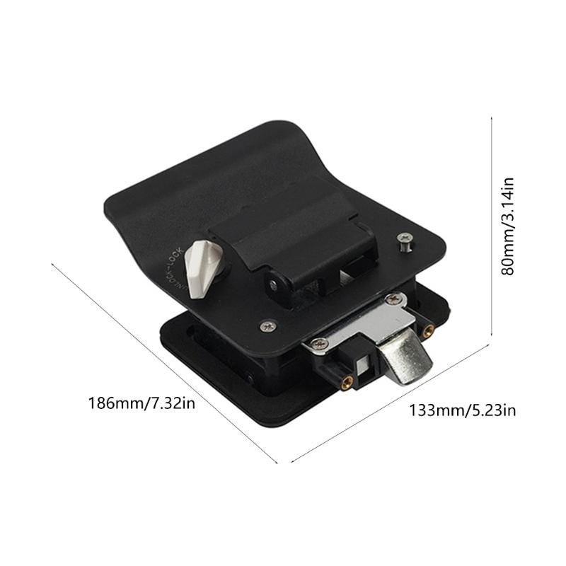 Strong Plastic & Alloy Lock Universal Door Lock Vibration Resistant Locking for Camping Trailers Marine Doors