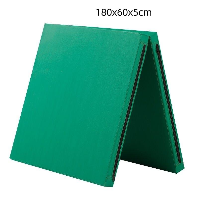 50MM Portable Anti Slip Foam Gymnastic Mat Leather Yoga Gymnastic Tumbling Mattress Gym Mat Foldable Exercise Mat