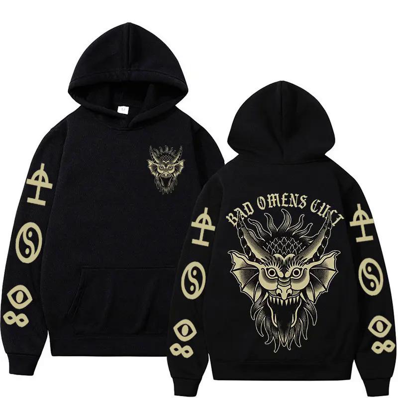 

Рок-гурт Bad Omens Нові графічні толстовки XXXL темно-сірий колір