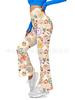 European and American Women's Floral Sexy High-waisted Slim-fitting Sports Flared Pants Women's Slim-fitting Trousers Casual Wholesale