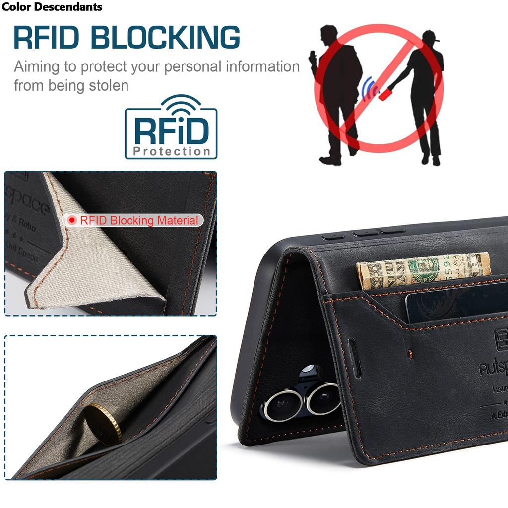 Lederhülle für Samsung Galaxy S9 S10 Plus S20 FE S21 S22 S23 S24 S25 Ultra Luxuriöse Magnetische Klapphülle Handy Ständer Tasche