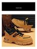 Men's High-Top Autumn 2025 British Workwear & Sports Boots – Trendy, Fleece-Lined, Winter Cotton Shoes