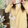 Style Embroidery Thread Chain Texture High-end Crossbody Small Bag New Niche Versatile Single Shoulder Small Square Bag for Women