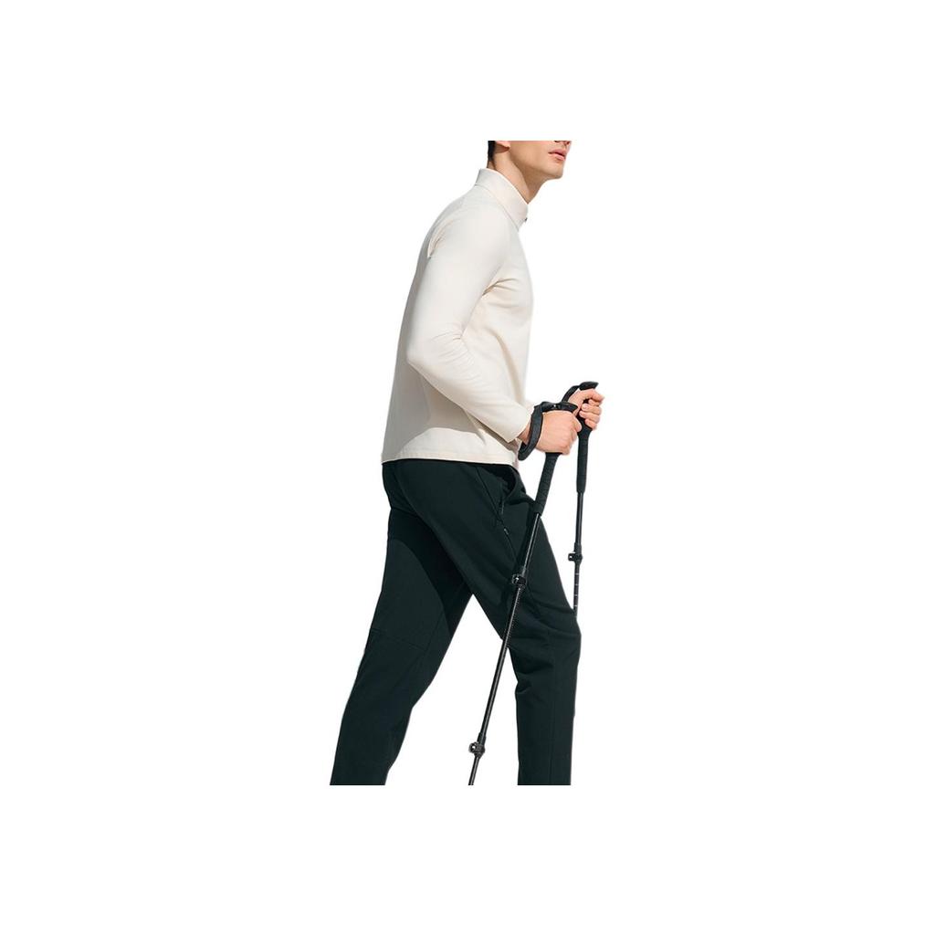 New FILA Casual Sportswear Men's Clothing Set Gray T Shirt+Pitch Black Pants A11M447202F-BG+A11M411806F-BK