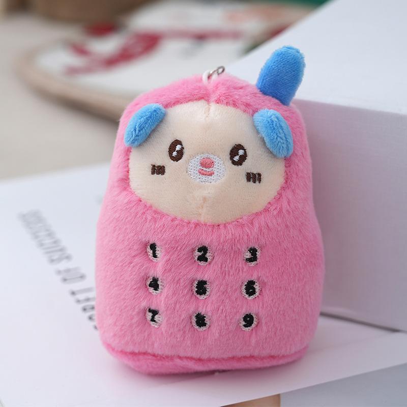 

Charming Plush Doll Machine Figures Soft And Cuddly Stuffed Toys For Weddings And Parties розовый