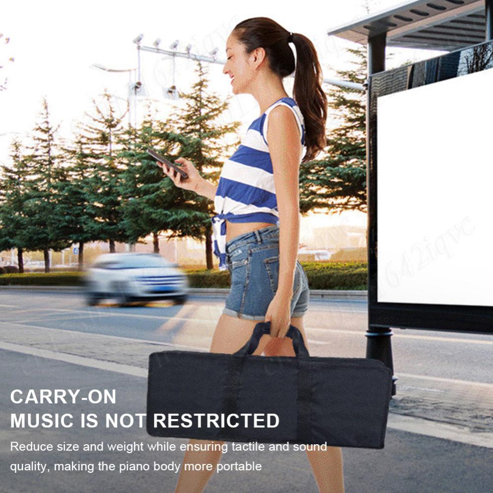 Folding Piano 88 Key Keyboard with BT MIDI Portable Electric Keyboard Digital Piano with Sheet Music Stand Pedal and Piano Bag