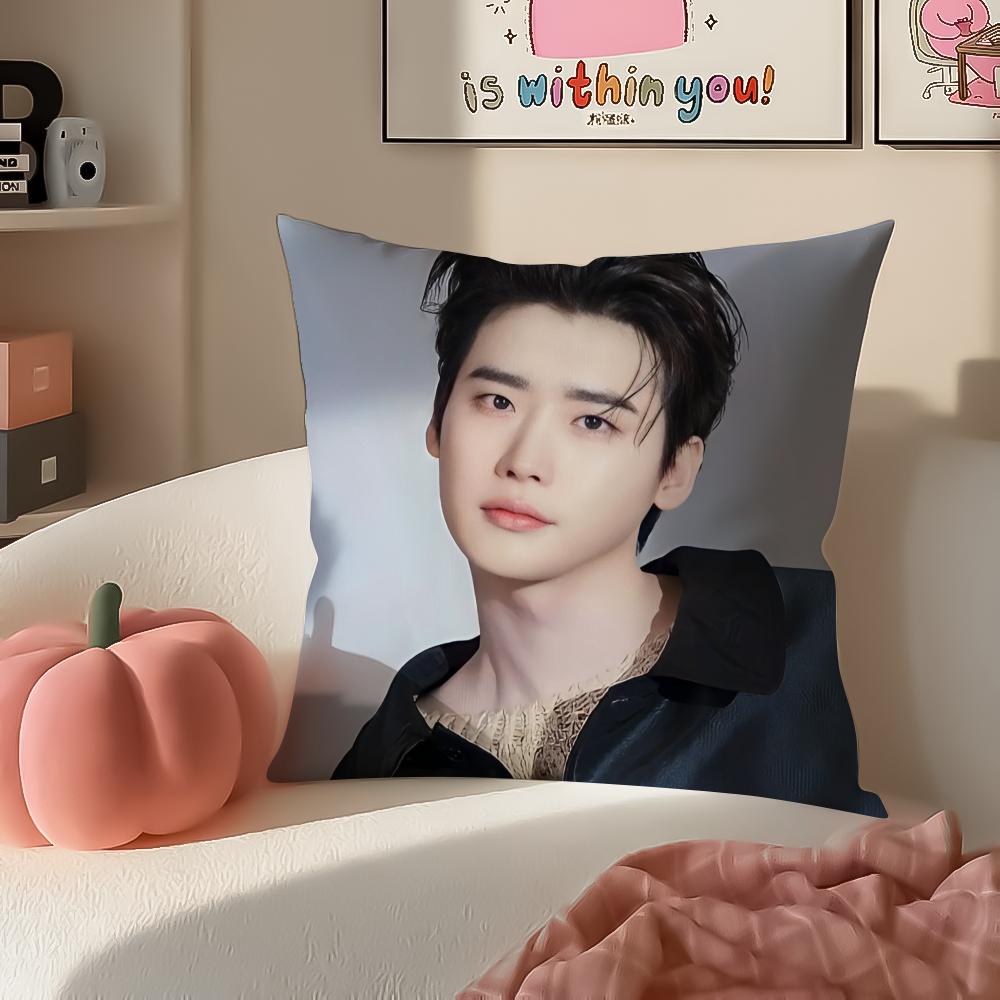 Hübscher Schauspieler LLee Jong Suk Kissenbezug Kissenhülle Kurzer Plüsch Verdeckter Reißverschluss Raum Sofa Kissenbezug