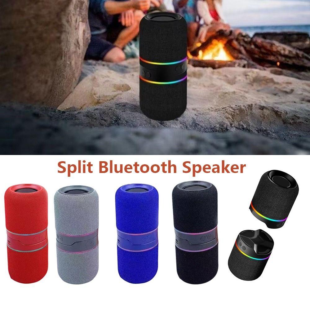 RGB Bunte Lichter Split Bluetooth Lautsprecher Magnetisch Abnehmbarer Lautsprecher Zuhause Reise