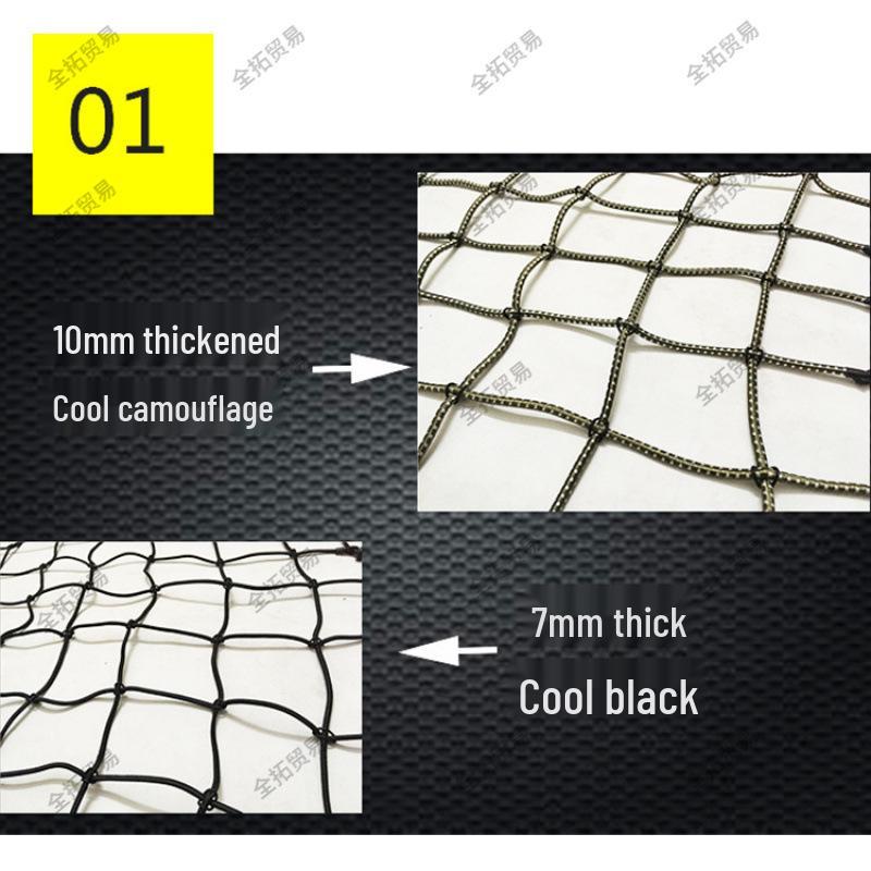 Car Roof Cargo Net for Luggage and Moving - SUV/Truck Tensioner and Binding Cover