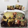 K-ON Kawaii Girls Anime 3D NEW Duvet Cover Pillowcase Bedding Set Adult Boy Girl Bedroom Decoration Children Single Double Large
