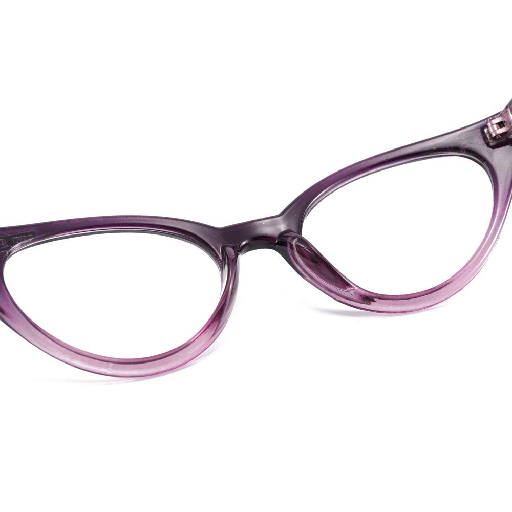 Yellowrock Stylish Senior Glasses for Women Makes You Look 5 Years to [Yellowrock] Four-Color Set - Younger! Prescription +1.0 +3.5 (qs515, +3.5,
