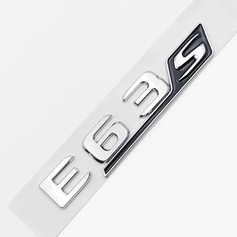 C200 E200 For Mercedes Benz New 3D ABS Chrome Rear Trunk Badge Decal E43 E53 E63 S Emblem Logo Sticker For Mercedes Benz AMG W21