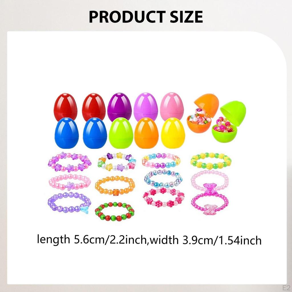 Easter Basket Stuffers Gifts Prefilled Eggs for Party Favors Children