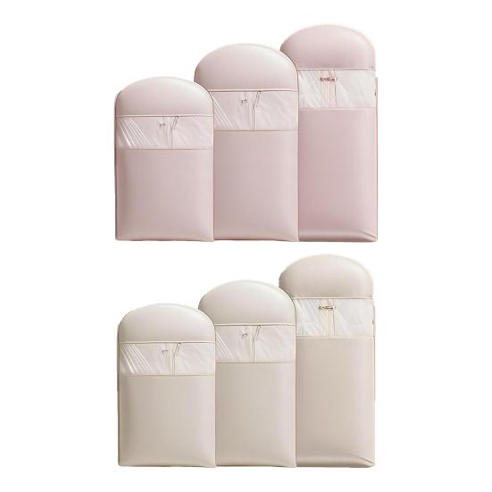 3Pcs Hanging Bag Set Maximize Wardrobe Space Compression Zipper Dust-Proof Travel Bags Garment Protection Organizer