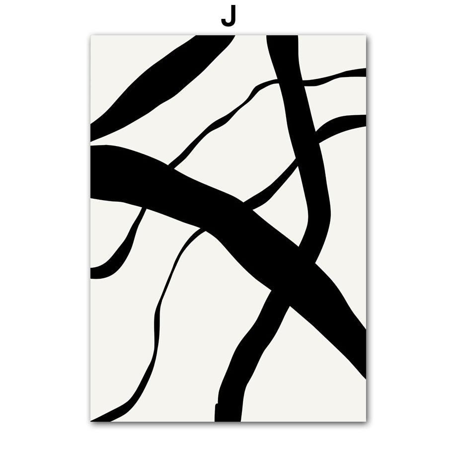 Girl Coffee Cat Flower Minimalist Wall Art Canvas Painting Abstract Line Posters And Prints Pictures For Living Room Home Decor
