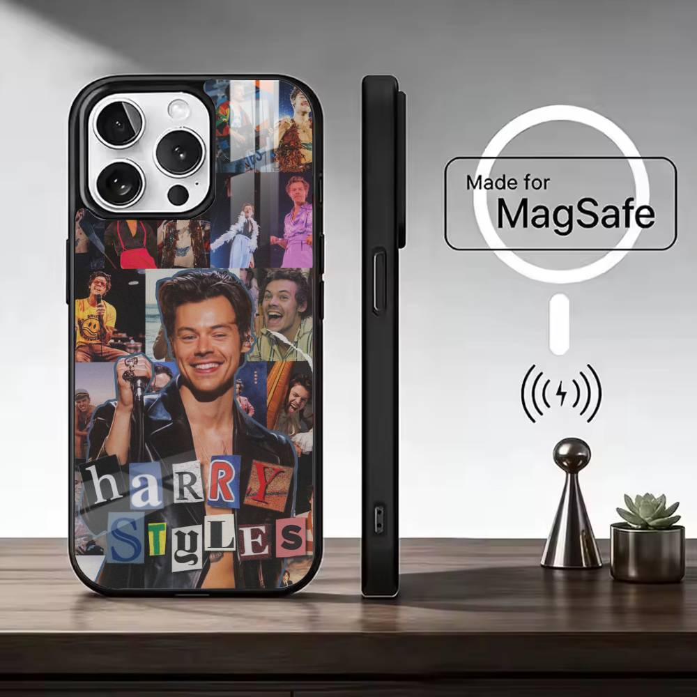 H-HaRRy Music S-Styles Für Magsafe Handyhülle für iPhone 17 16 15 14 13 12 11 Serie Kabelloses Laden