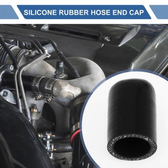 50mm Length 28mm11" ID Black Car Silicone Hose End Cap Universal