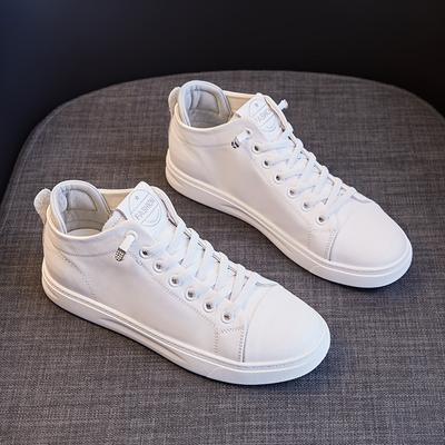 Fashion Spring Summer Shoes Women Sneakers Genuine Leather White Shoes Cowhide Fashion Ladies Flat Casual Soft Footwear A3375