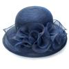 UPF 50+ Korean Style Sun Hat Women Foldable Organza Sheer Visor Outdoor Beach Travel Fashion Bucket Cap