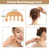 Solid Wood Gua Sha Set: Facial, Leg, and Body Massage Tools