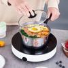 Mini Stainless Steel Milk & Soup Pot with Steamer for Baby Food, Induction Ready