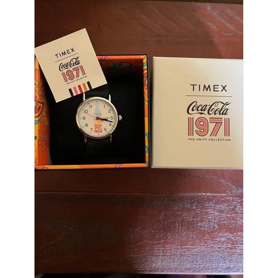TIMEX  Coca-Cola collaboration watch 1971 Unity with box